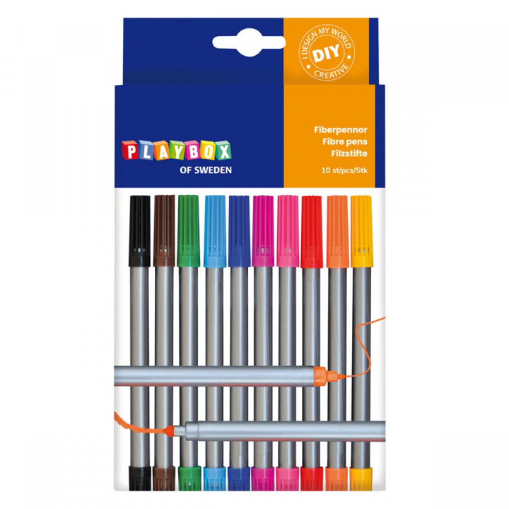 Fibre Pen Double tip in de groep Kids / Kinderpotloden en -stiften / Viltstiften voor kinderen bij Voorcrea (126872)
