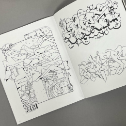 Graffiti Style Coloring Book in de groep Creëren & Hobby / Boeken / Kleurboeken voor volwassenen bij Voorcrea (101373)