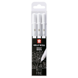 Gelly Roll Basic White 3-pack Fine in de groep Pennen / Schrijven / Gelpennen bij Voorcrea (103535)