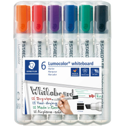 6-pack Lumocolor Whiteboard Chisel in de groep Pennen / Labelen en kantoor / Whiteboardstiften bij Voorcrea (111002)