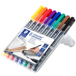 8-pack Lumocolor permanent Medium in de groep Pennen / Labelen en kantoor / Markers bij Voorcrea (111074)