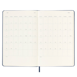 12M Weekly Notebook Hardcover XL Blue in de groep Papier & Blokken / Kalenders en agenda's / 12 maanden agenda's bij Voorcrea (129071)