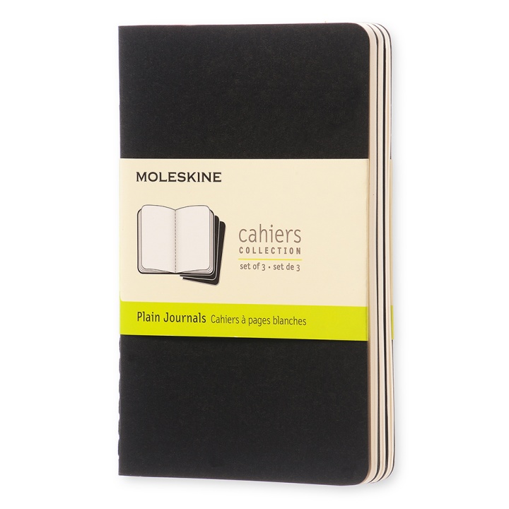 Cahier Notebook Pocket Black in de groep Papier & Blokken / Schrijven en noteren / Notitieboeken bij Voorcrea (100316_r)