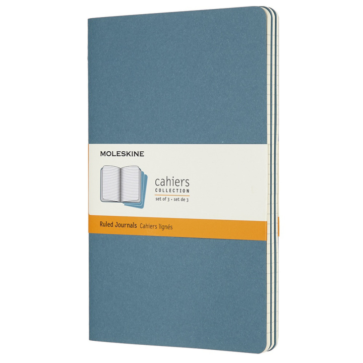 Cahier Large Notebook Brisk Blue Ruled in de groep Papier & Blokken / Schrijven en noteren / Notitieboeken bij Voorcrea (100330)