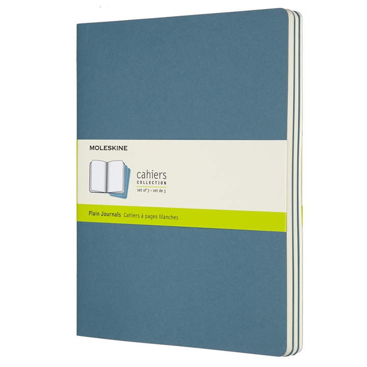 Cahier XL Brisk Blue Plain in de groep Papier & Blokken / Schrijven en noteren / Notitieboeken bij Voorcrea (100331)