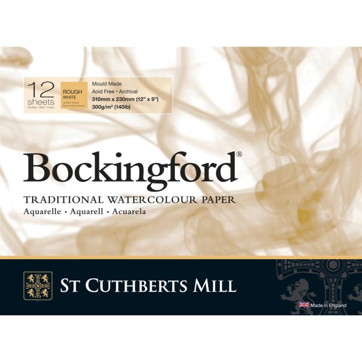Bockingford Aquarelblok 310x230mm 300g Rough in de groep Papier & Blokken / Tekenblokken / Aquarelblokken bij Voorcrea (101501)