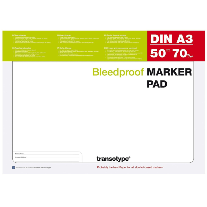 Marker Pad A3-block in de groep Papier & Blokken / Tekenblokken / Markerblokken bij Voorcrea (103280)