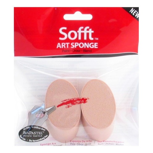 Sofft Art Sponge Round Angle Slice in de groep Kunstenaarsmateriaal / Kunstenaarstoebehoren / Rollers en sponzen bij Voorcrea (106075)