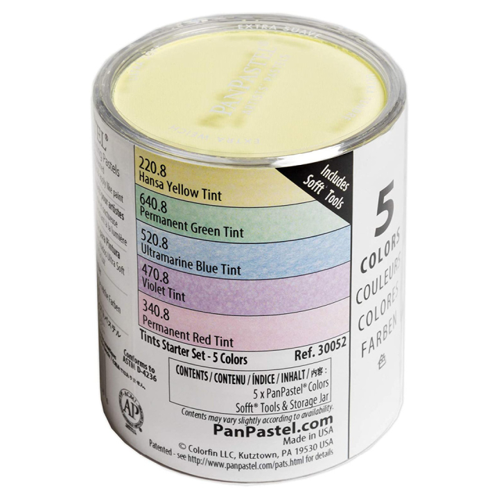 Starter 5-set Tints in de groep Kunstenaarsmateriaal / Kunstenaarsverf / Pastel / Zachte pastels bij Voorcrea (106084)