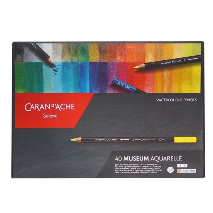 Museum Aquarelle 40-pack in de groep Pennen / Kunstenaarspotloden en -stiften / Aquarelpotloden bij Voorcrea (106237)