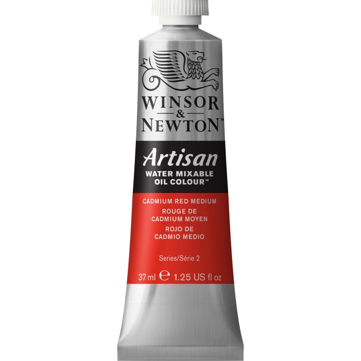 Artisan Olieverf (wateroplosbaar)l (Prijsklasse 2) Cadmium red medium 099 in de groep Kunstenaarsmateriaal / Kunstenaarsverf / Olieverf bij Voorcrea (107390)