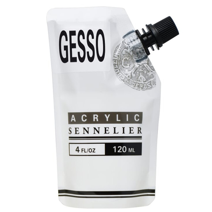 Abstract Gesso 120 ml in de groep Kunstenaarsmateriaal / Schildermedia en vernis / Gesso en primer bij Voorcrea (107528)