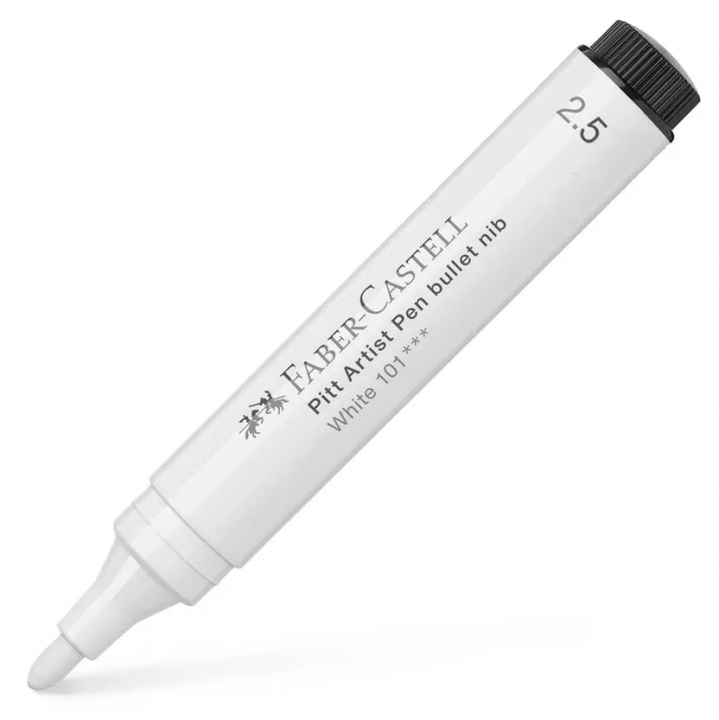 PITT Artist Pen White 2.5 mm in de groep Pennen / Kunstenaarspotloden en -stiften / Viltstiften bij Voorcrea (107604)