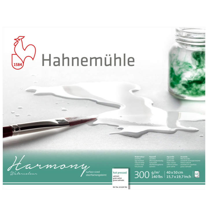 Aquarelpapier Harmony HP 300g 40×50cm in de groep Papier & Blokken / Tekenblokken / Aquarelblokken bij Voorcrea (108752)