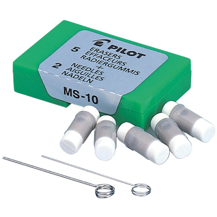 MS-10 Gumdoppen 5-pack in de groep Pennen / Accessoires voor pennen / Gummen bij Voorcrea (109206)