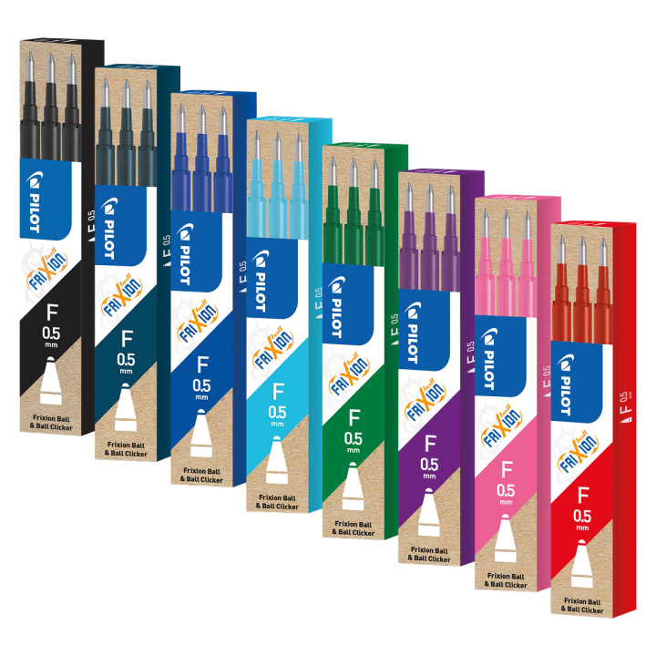 Vulling/Refill FriXion 0,5 3-pack in de groep Pennen / Accessoires voor pennen / Vullingen en refills bij Voorcrea (109219_r)