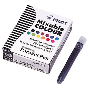 Refill Parallel Pen Mix-12-pack in de groep Pennen / Accessoires voor pennen / Vullingen en refills bij Voorcrea (109264)