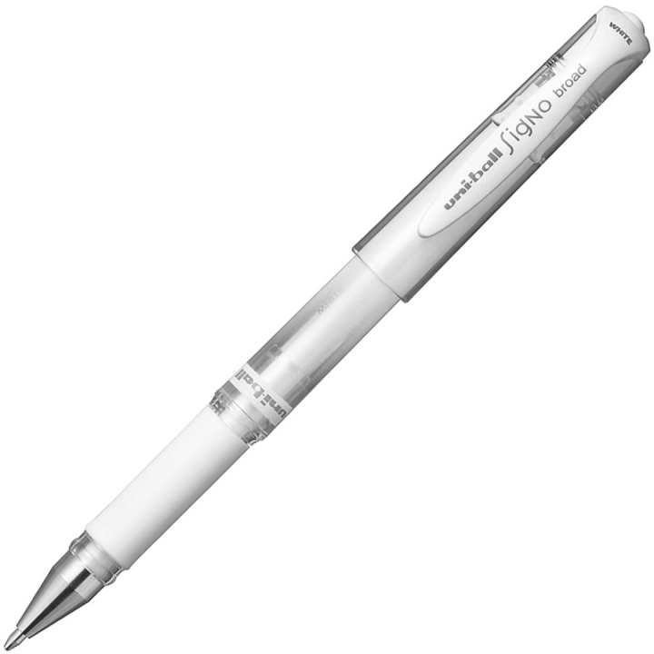 Uni-Ball Signo Broad UM-153 Gel - White in de groep Pennen / Schrijven / Inktpennen bij Voorcrea (110215)