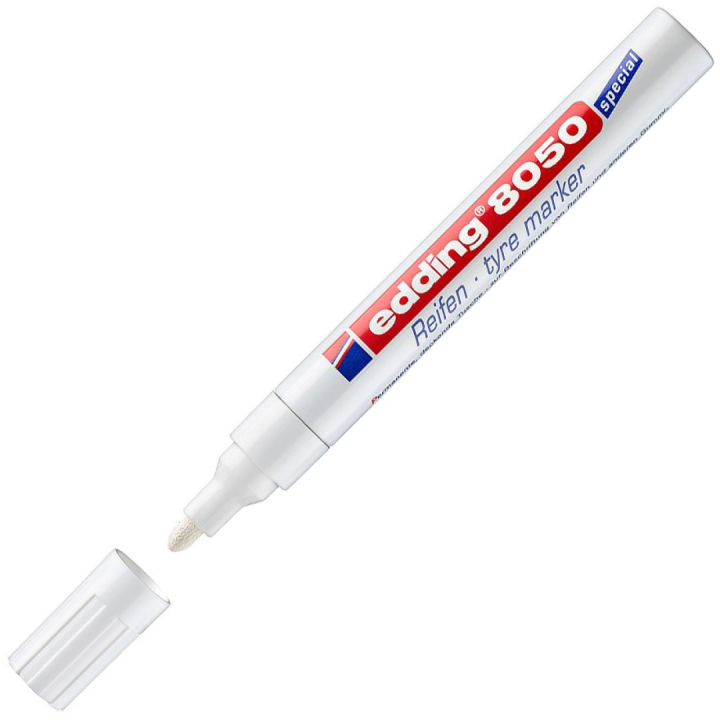 8050 Bandenstift Wit in de groep Pennen / Labelen en kantoor / Markers bij Voorcrea (110372)