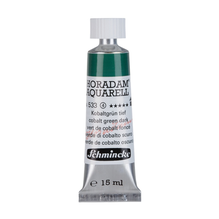 Horadam Aquarell Tube 15ml (Prijsklasse 4) 483 cobalt azure in de groep Kunstenaarsmateriaal / Kunstenaarsverf / Aquarelverf / Aquarelverf in tube bij Voorcrea (110717)
