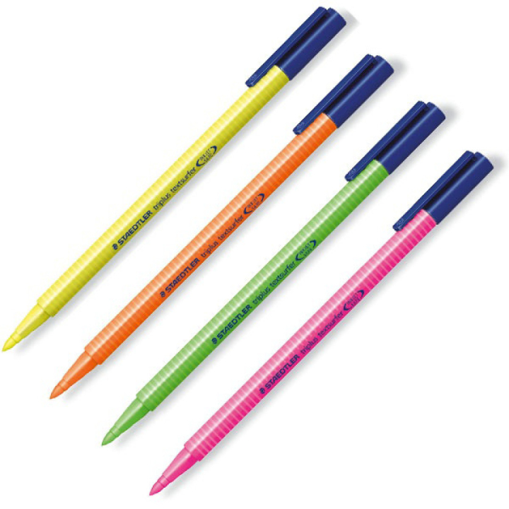 Triplus Textsurfer Highlighter 4-pack in de groep Pennen / Labelen en kantoor / Markeerstiften bij Voorcrea (110870)