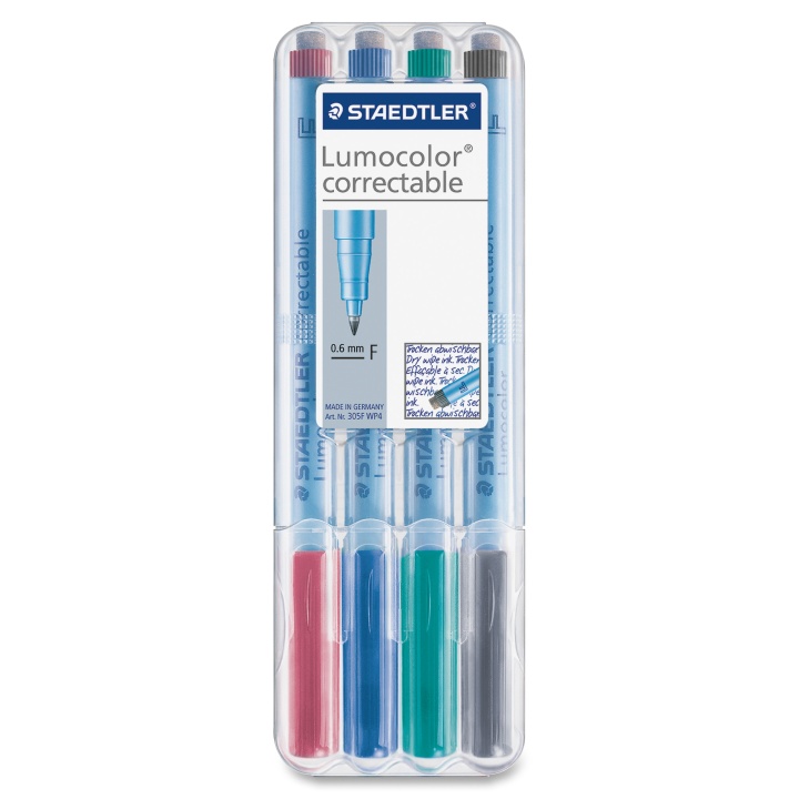4-pack Lumocolor Correctable in de groep Pennen / Labelen en kantoor / Markers bij Voorcrea (110980_r)