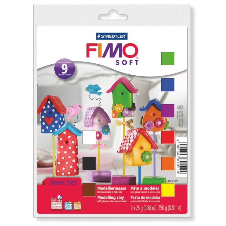 FIMO Soft Basic Set in de groep Creëren & Hobby / Creëren / Modelleren bij Voorcrea (111034)