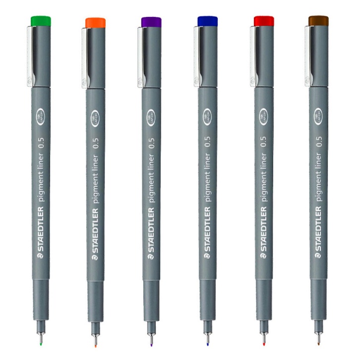 Pigment Liner Color 0,5 mm in de groep Pennen / Schrijven / Fineliners bij Voorcrea (111215_r)
