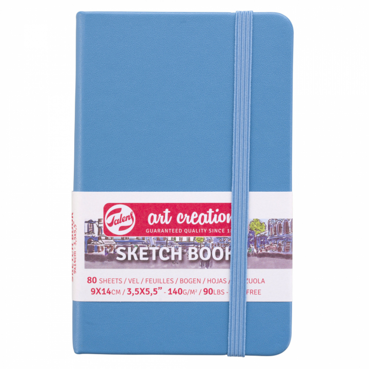 Sketchbook Pocket Lake Blue in de groep Papier & Blokken / Tekenblokken / Schetsboeken bij Voorcrea (111778)