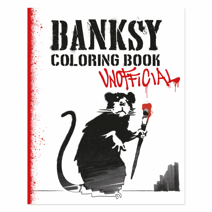 Banksy Coloring Book in de groep Creëren & Hobby / Boeken / Kleurboeken voor volwassenen bij Voorcrea (111783)