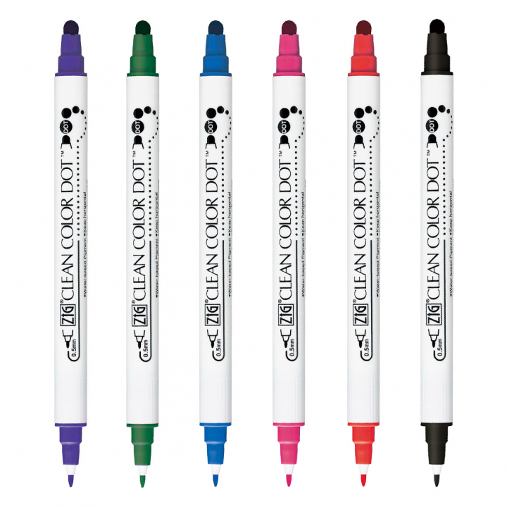 Clean Color DOT Pen in de groep Pennen / Kunstenaarspotloden en -stiften / Illustratiemarkers bij Voorcrea (111819_r)