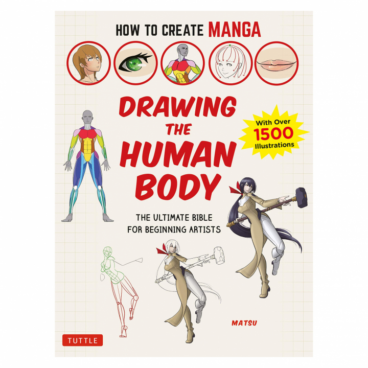 How to Create Manga: Drawing the Human Body in de groep Creëren & Hobby / Boeken / Instructieboeken bij Voorcrea (111879)