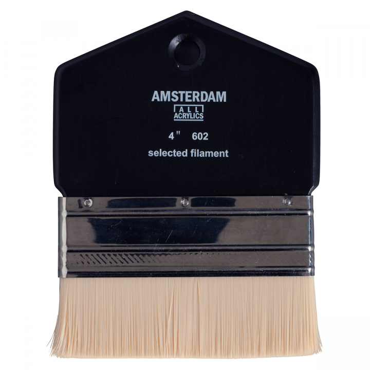 Acrylpenseel Amsterdam 602 - Paddel 4 in de groep Kunstenaarsmateriaal / Penselen / Brede penselen bij Voorcrea (125697)