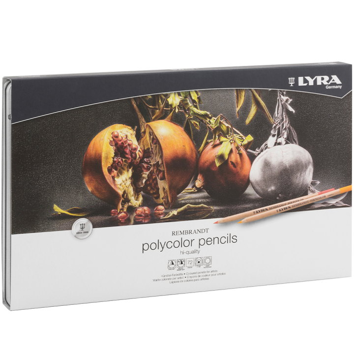 Rembrandt Polycolor 72-set in de groep Pennen / Kunstenaarspotloden en -stiften / Kleurpotloden bij Voorcrea (125978)