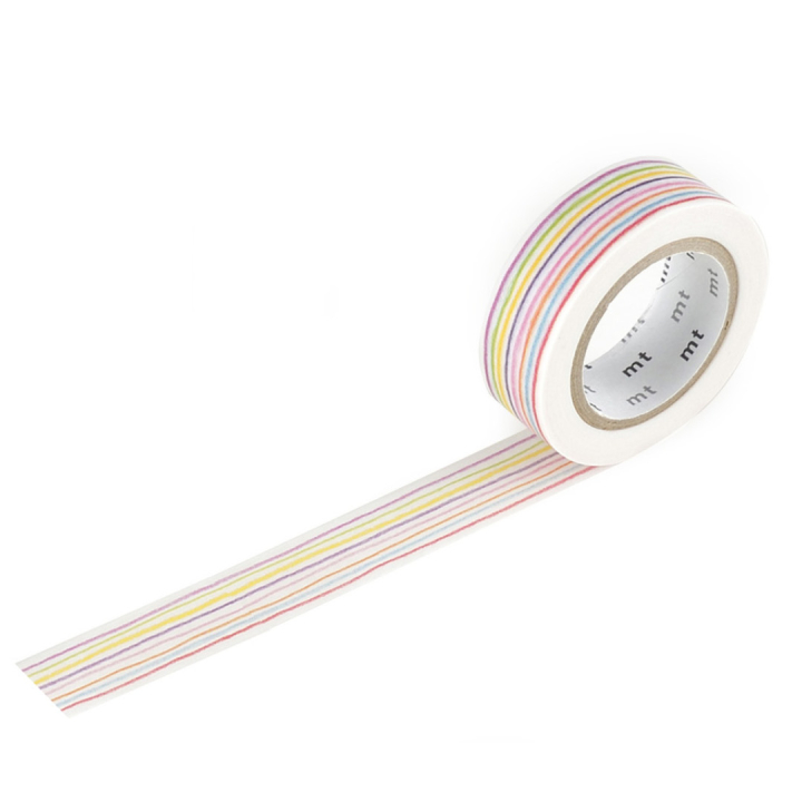 Washitape Iro Enpitsu Border in de groep Creëren & Hobby / Hobbytoebehoren / Washi Tape bij Voorcrea (126392)