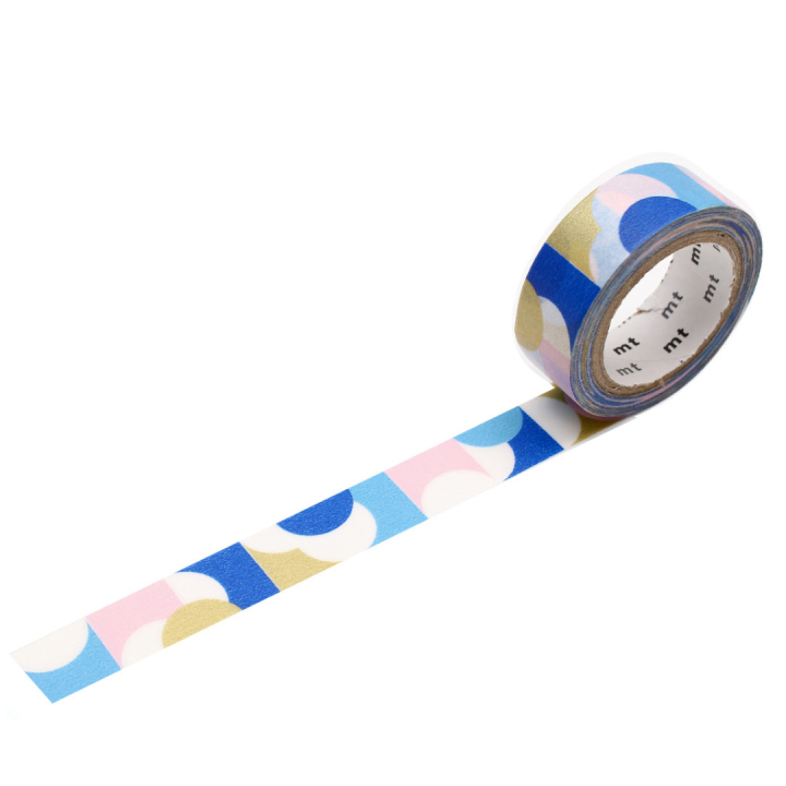 Washitape Pink x Blue in de groep Creëren & Hobby / Hobbytoebehoren / Washi Tape bij Voorcrea (126485)