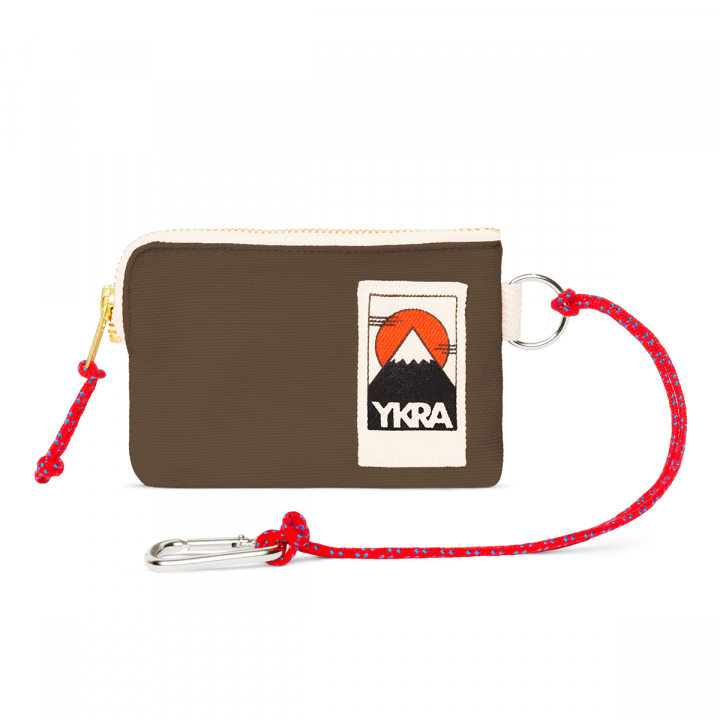 Mini Wallet Etui Kaki in de groep Pennen / Accessoires voor pennen / Etuis en hoezen bij Voorcrea (126528)