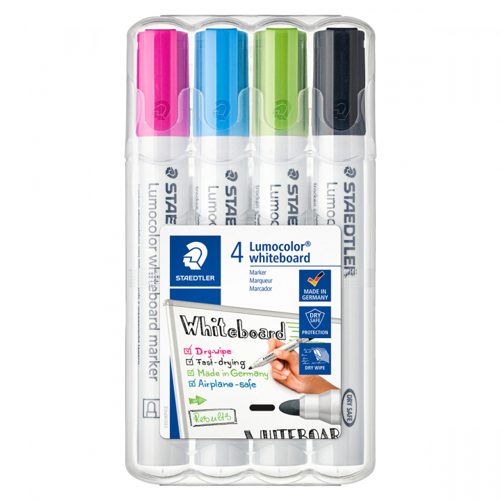 Lumocolor Whiteboard marker 4-pack 2 mm in de groep Pennen / Labelen en kantoor / Whiteboardstiften bij Voorcrea (126605)