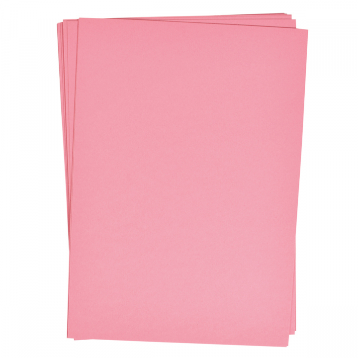 Paper pink 25 pcs 180 g in de groep Papier & Blokken / Tekenblokken / Gekleurd papier bij Voorcrea (126890)