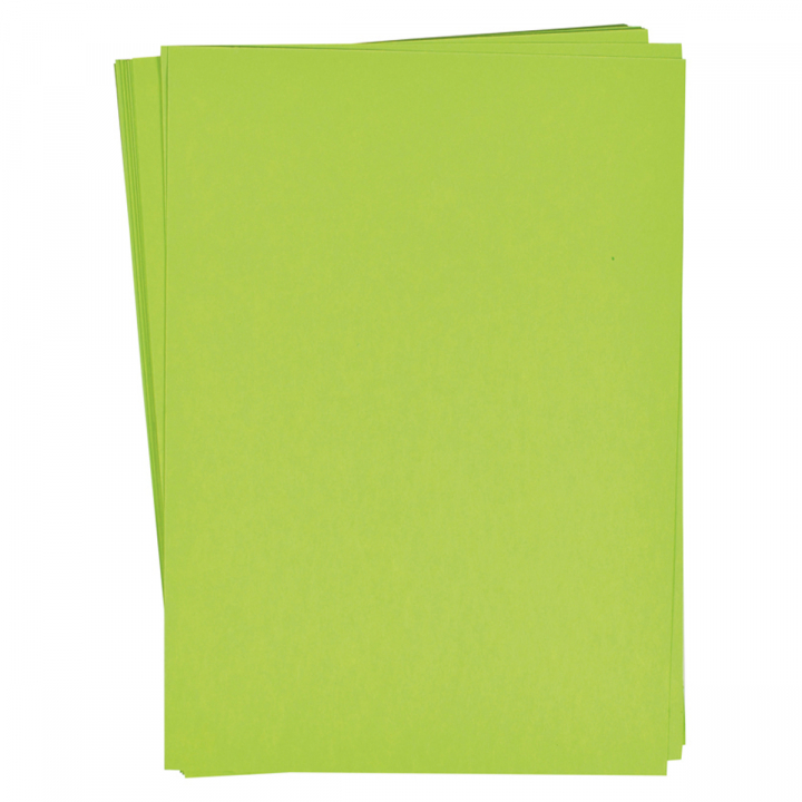 Paper light green 25 pcs 180 g in de groep Papier & Blokken / Tekenblokken / Gekleurd papier bij Voorcrea (126893)