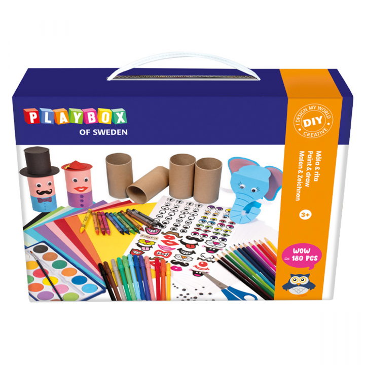 Craft set Paint & Draw in de groep Kids / Leuk en leerzaam / Kinderfeestjes bij Voorcrea (126896)
