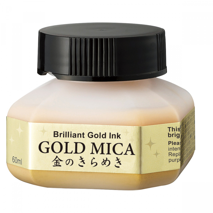 Gold Mica Ink 60 ml in de groep Kunstenaarsmateriaal / Kunstenaarsverf / Inkt en Oost-Indische inkt bij Voorcrea (126928)