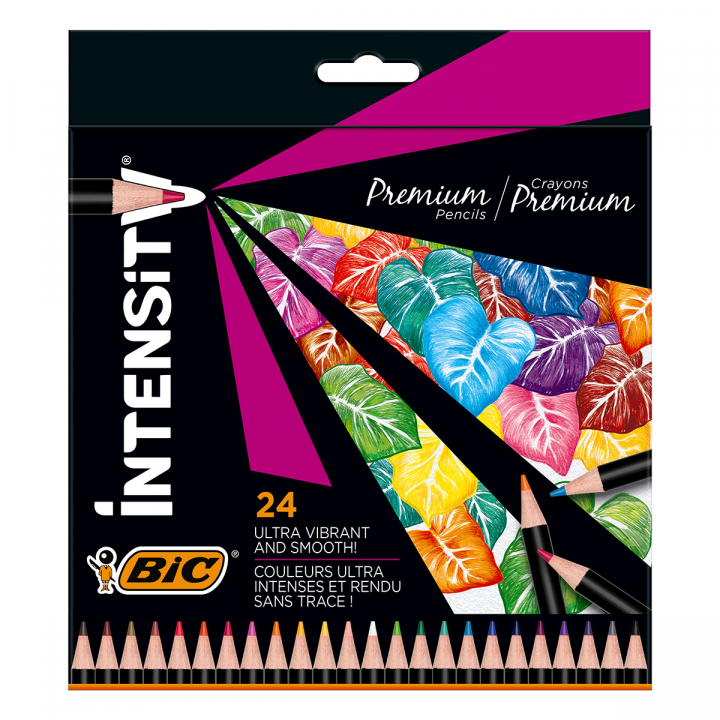 Intensity Premium Kleurpotlood 24-pack in de groep Pennen / Kunstenaarspotloden en -stiften / Kleurpotloden bij Voorcrea (126948)