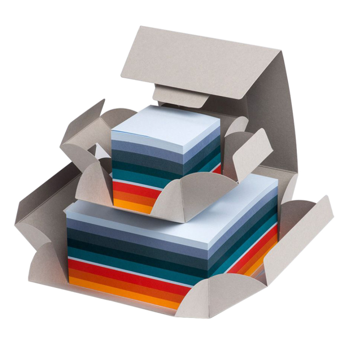 Kubusblok Stripes M Sunset in de groep Papier & Blokken / Schrijven en noteren / Schrijfblokken en schriften bij Voorcrea (127232)