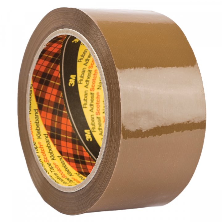 Scotch Packaging Tape 66m x 38mm Brown in de groep Creëren & Hobby / Hobbytoebehoren / Plakband bij Voorcrea (127883)