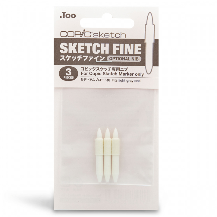 Sketch Tip Fine 3-pack in de groep Pennen / Accessoires voor pennen / Toebehoren en reserveonderdelen bij Voorcrea (128148)