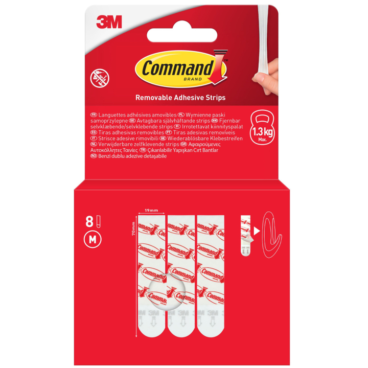 Command Adhesive Strips in de groep Creëren & Hobby / Organiseren / Lijsten / Ophangsysteem voor lijsten bij Voorcrea (128719)