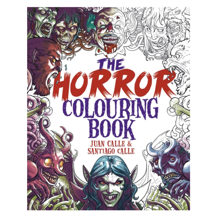 The Horror Colouring Book in de groep Creëren & Hobby / Boeken / Kleurboeken voor volwassenen bij Voorcrea (129244)