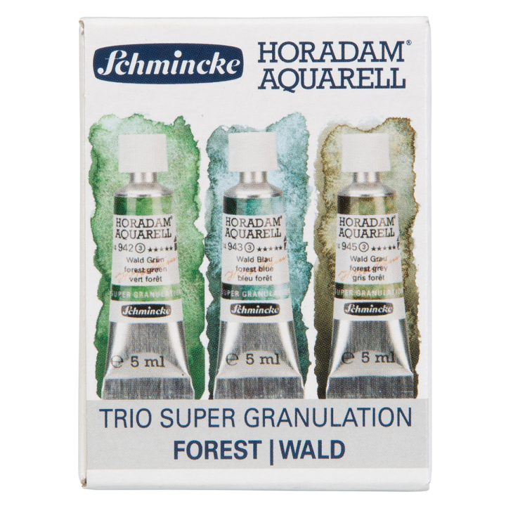 Horadam Super Granulation Set Forest in de groep Kunstenaarsmateriaal / Kunstenaarsverf / Aquarelverf bij Voorcrea (129300)