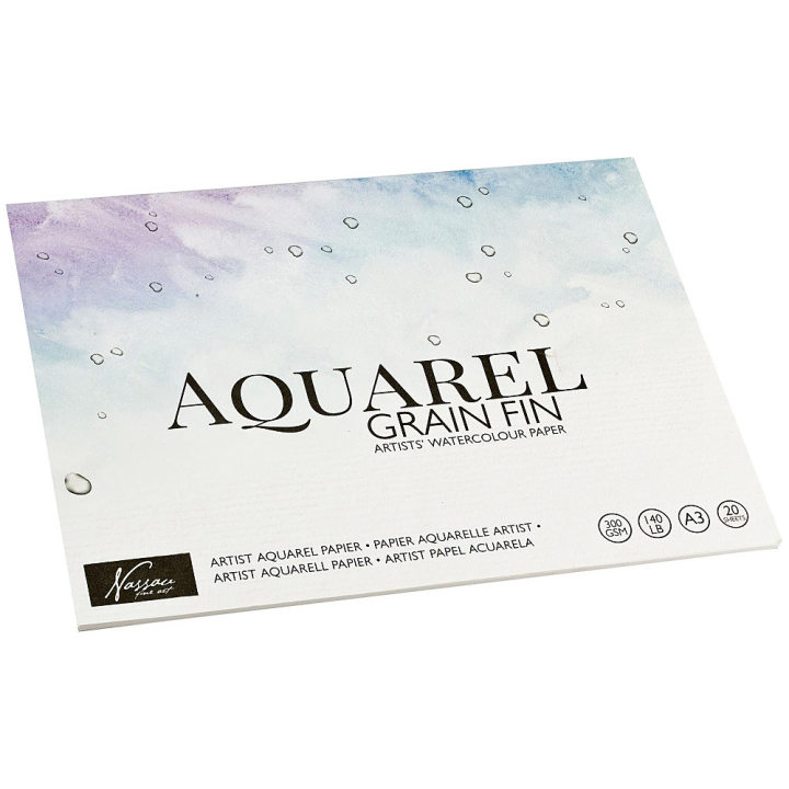 Aquarelpapier A3 20 vel in de groep Papier & Blokken / Tekenblokken / Aquarelblokken bij Voorcrea (129357)